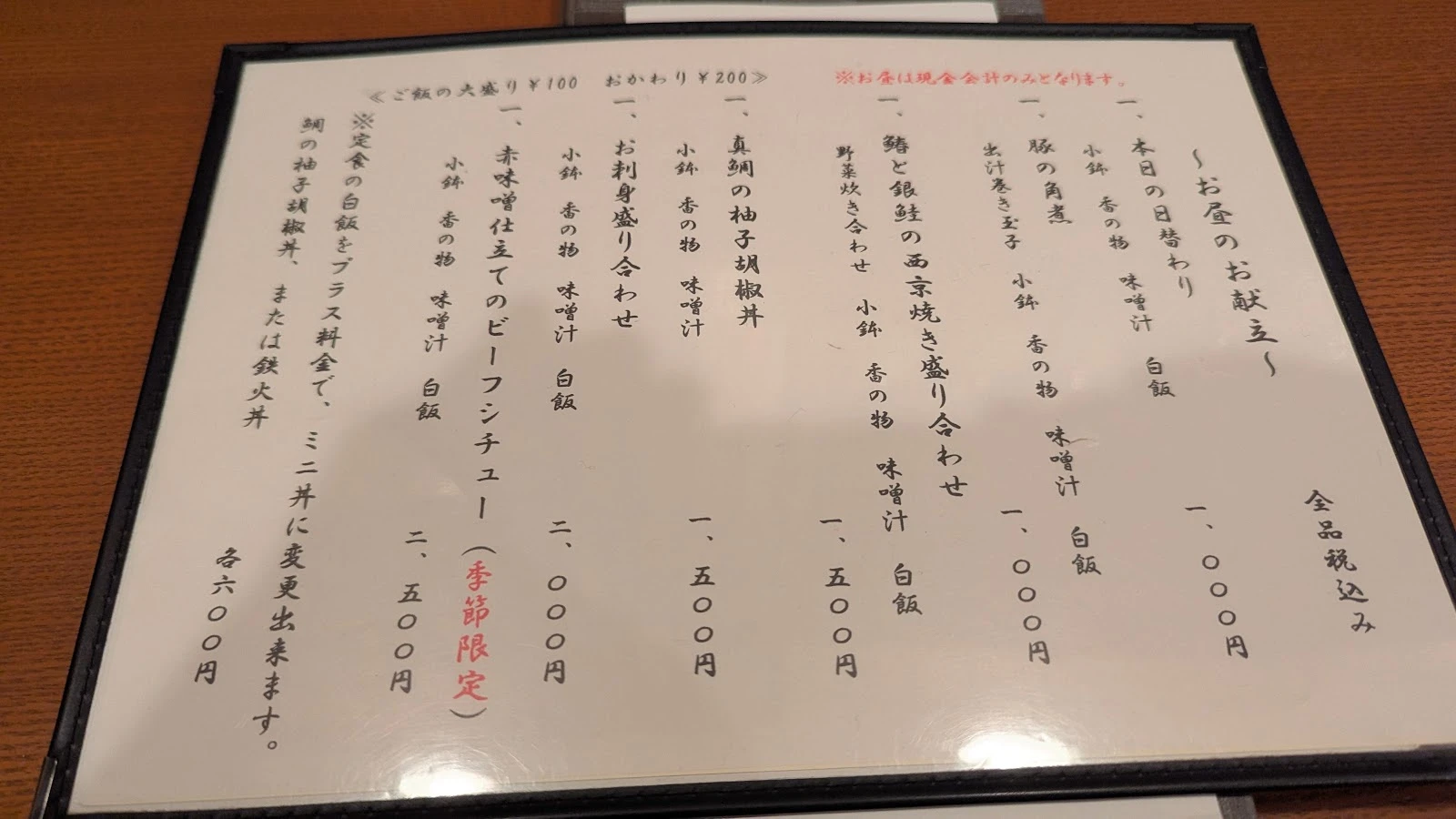 Kawano Menu photo 7